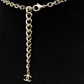 Collier CHANEL bouteille N5 dorée