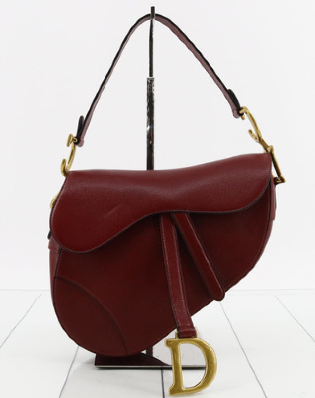 Sac saddle bordeaux DIOR...