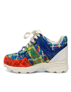 Sneakers CHANEL T 36 tweed multicolore