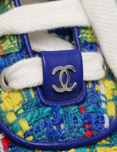 Sneakers CHANEL T 36 tweed multicolore