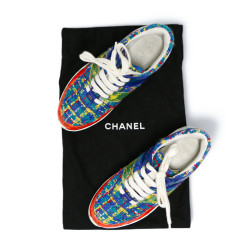 Sneakers CHANEL T 36 tweed multicolore