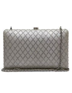 Sac du soir CHANEL strass argenté