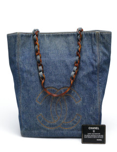 cabas denim chanel