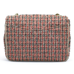 Mini sac tweed chanel blanc