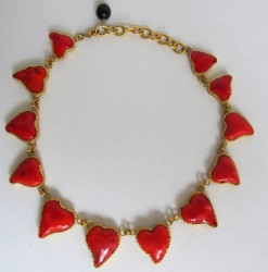 collier "HEARTS" MARGUERITE DE VALOIS