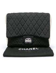 sac 255 chanel noir et blanc