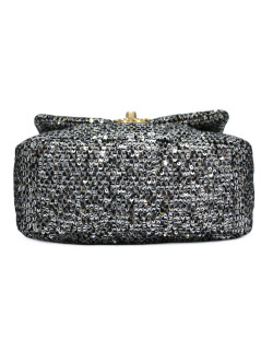 Sac CHANEL 19 tweed et sequins medium