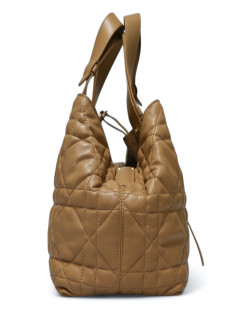 Sac DIOR Toujours cuir de veau Macrocannage  beige