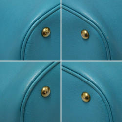 Sac Horsebit 1955 GUCCI cuir bleu turquoise