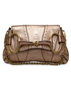 Sac GUCCI Horsebit par TOM FORD rose brillant