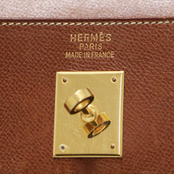 Kelly 35 vintage epsom HERMES gold