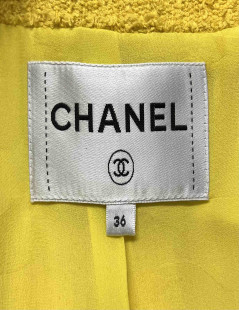 Veste CHANEL jaune T 36