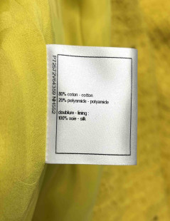 Veste CHANEL jaune T 36