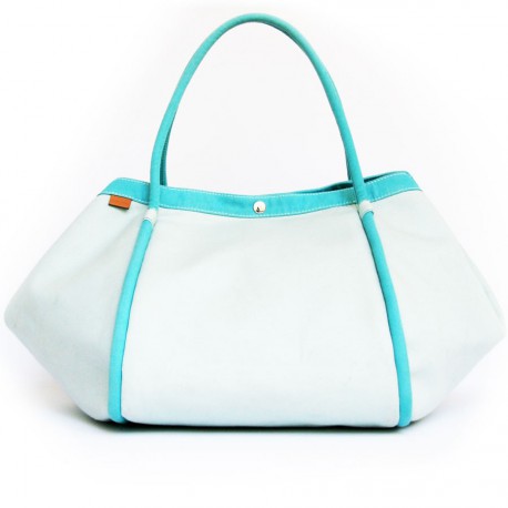 Sac de plage HERMES turquoise