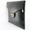 Pochette ordinateur CHRISTIAN DIOR en cuir noir