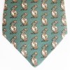 Pelicans reasons green silk HERMES tie