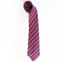 HERMES pink reasons silk panda tie