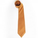 Brown tie HERMES reasons intertwined strings