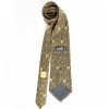 Reasons black silk HERMES tie African