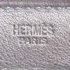 pochette HERMES en swift gris éléphant