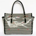 ROGER VIVIER coated canvas shopping bag