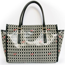 Sac  shopping ROGER VIVIER toile enduite