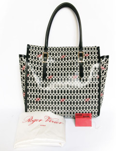 Sac  shopping ROGER VIVIER toile enduite