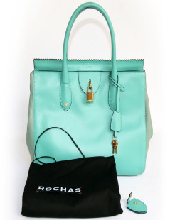 Sac ROCHAS  turquoise