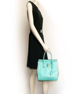 Sac ROCHAS  turquoise