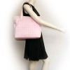 Sac CHANEL rose en toile