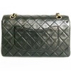 Sac Timeless CHANEL en cuir noir