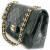 Sac Timeless CHANEL en cuir noir