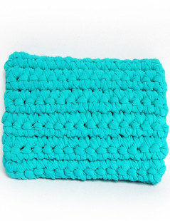 pochette turquoise SANS MARQUE