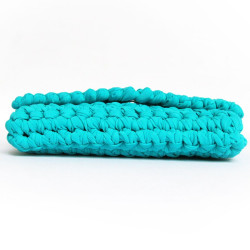 pochette turquoise SANS MARQUE