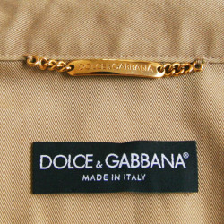 Saharienne DOLCE & GABBANA coton/python