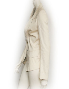 Veste blanc cassé ANN DEMEULEMEESTER T36