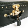 Black epi leather LOUIS VUITTON Alzer suitcase - VALOIS VINTAGE PARIS