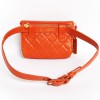 Sacoche de ceinture CHANEL en cuir orange