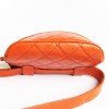 Sacoche de ceinture CHANEL en cuir orange