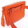 Sacoche de ceinture CHANEL en cuir orange