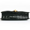 Sac HERMES vintage en crocodile porosus noir