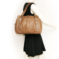 Sac TOD'S en cuir marron