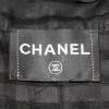 Veste longue CHANEL noire et transparente