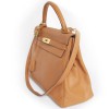 Kelly 32 HERMES en cuir togo marron