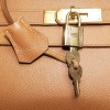 Kelly 32 HERMES en cuir togo marron