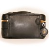 Vanity case CHANEL en cuir noir