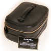 Vanity case CHANEL en cuir noir