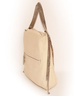 Sac en cuir beige CHRISTIAN LOUBOUTIN 