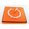 bracelet HERMES chaîne d'ancre argent massif