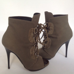 Sandales hautes GIUSEPPE ZANOTTI vert kaki T38